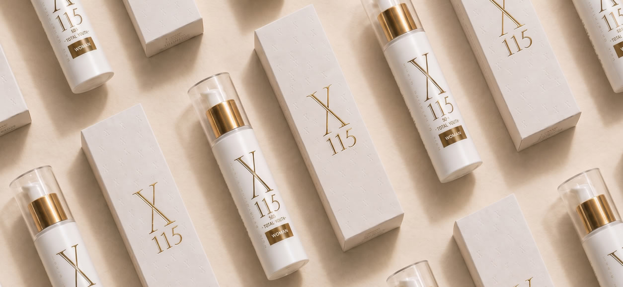 X115 WOMAN, crema viso in flacone airless